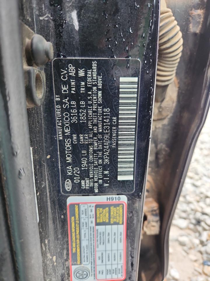 2021 Kia Rio Lx VIN: 3KPA24AD9LE314118 Lot: 85179795