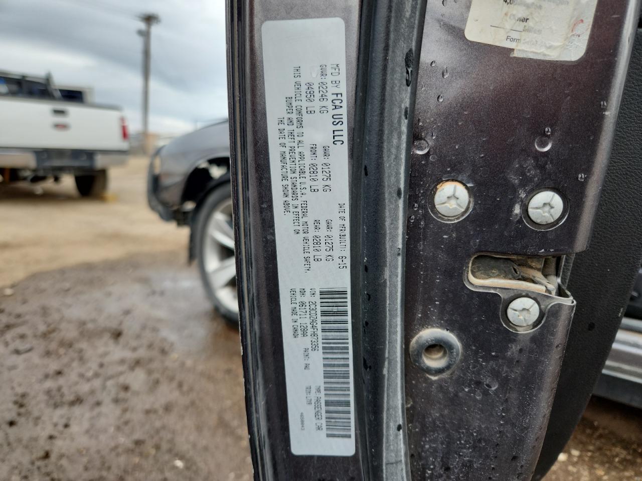 2015 Dodge Challenger Sxt VIN: 2C3CDZAG4FH873356 Lot: 89684265