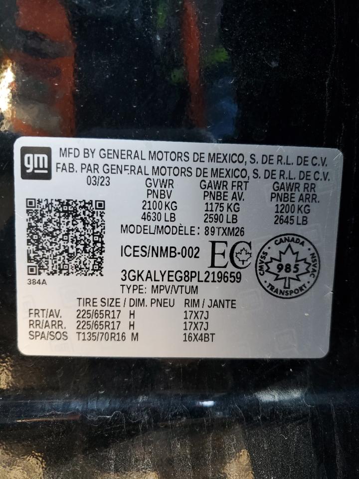 2023 GMC Terrain At4 VIN: 3GKALYEG8PL219659 Lot: 86128505