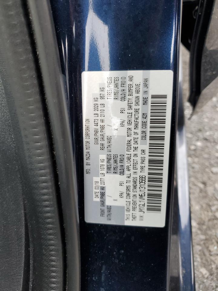 2018 Mazda 6 Touring VIN: JM1GL1VM5J1310566 Lot: 90981565