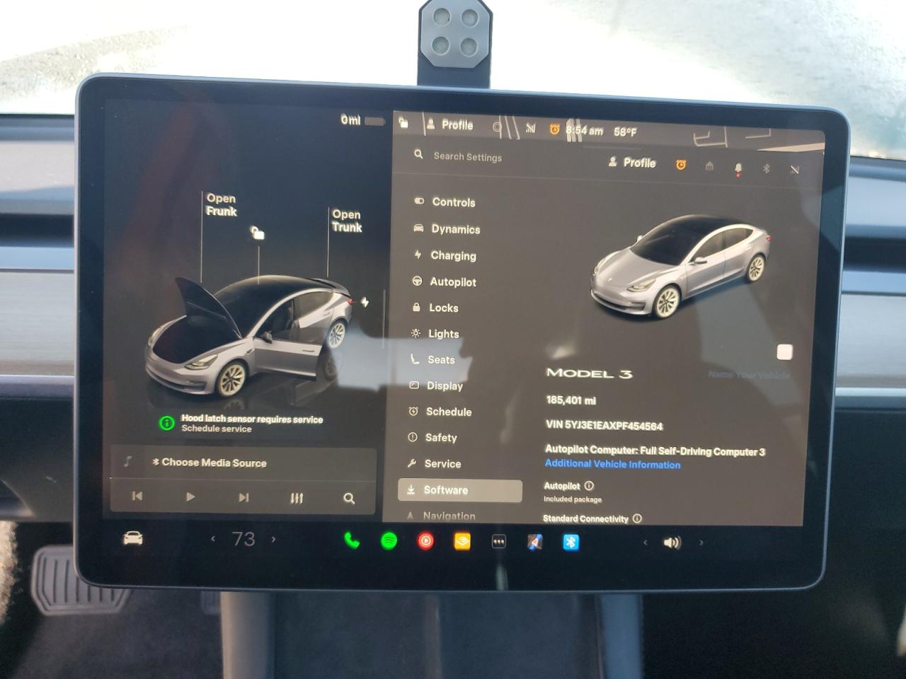 2023 Tesla Model 3 VIN: 5YJ3E1EAXPF454564 Lot: 89524855