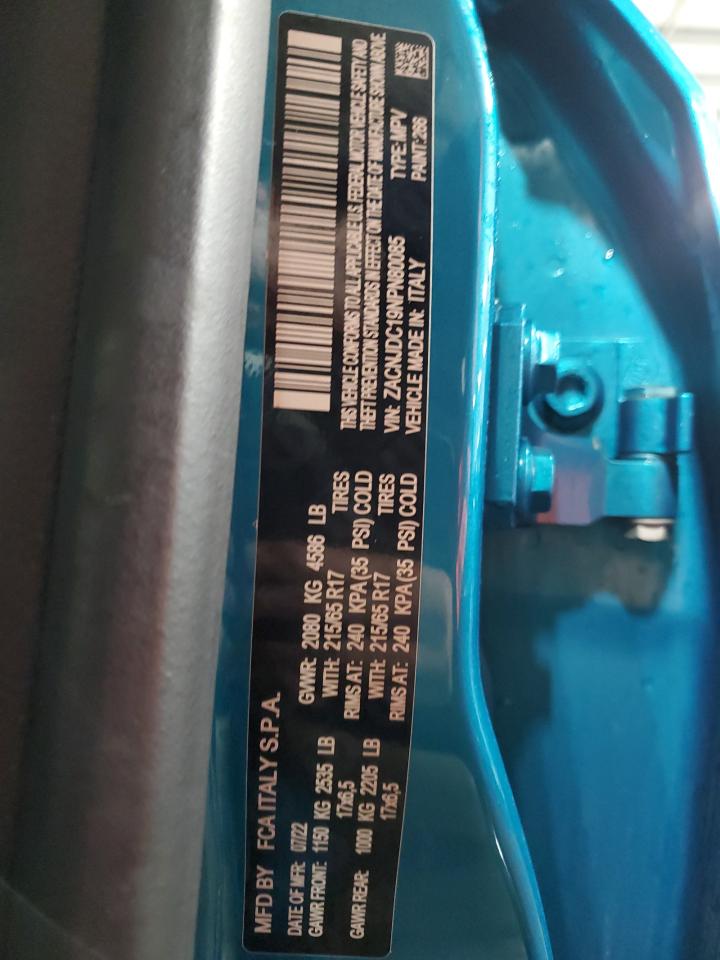 2022 Jeep Renegade Trailhawk VIN: ZACNJDC19NPN80085 Lot: 85891425