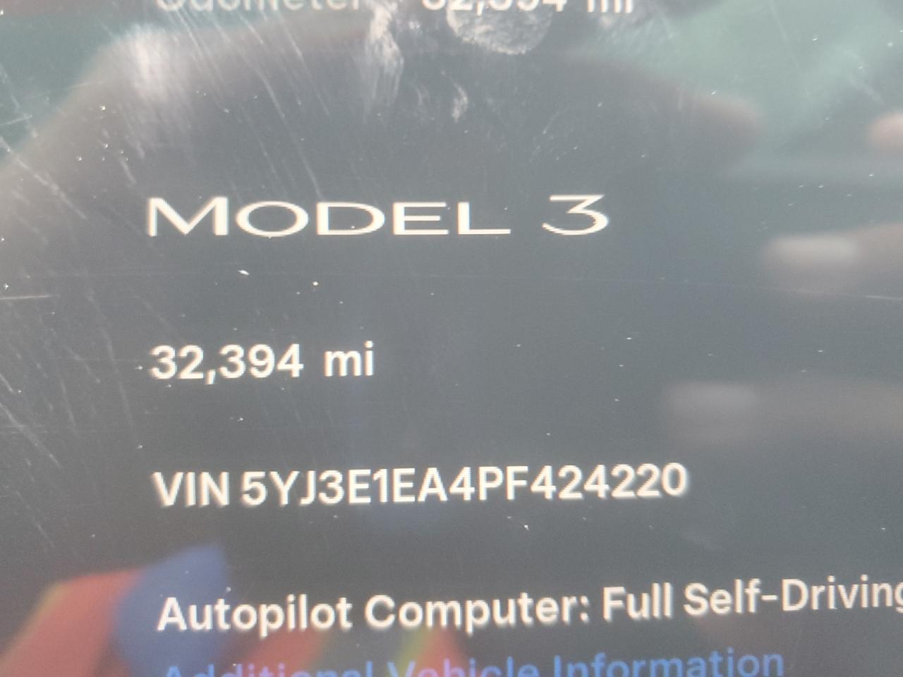 2023 Tesla Model 3 VIN: 5YJ3E1EA4PF424220 Lot: 84482265