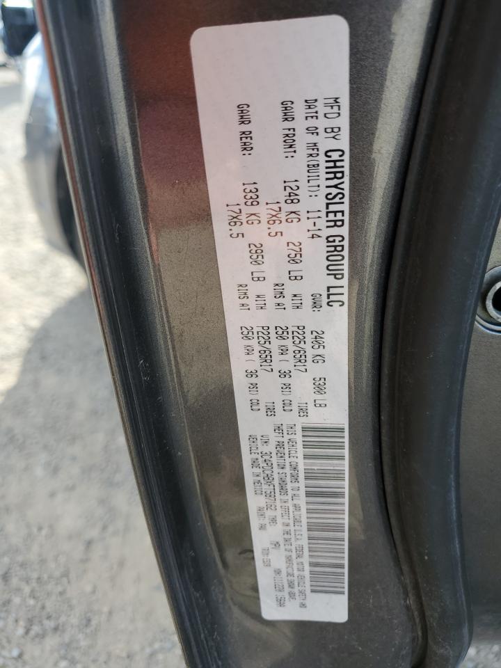 2015 Dodge Journey Se VIN: 3C4PDCABXFT587162 Lot: 84427615