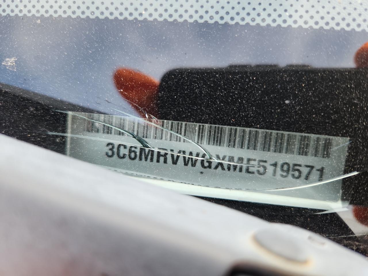 2021 Ram Promaster 3500 3500 Standard VIN: 3C6MRVWGXME519571 Lot: 84869155