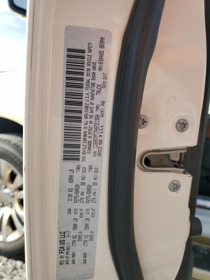 2017 Ram 1500 Longhorn VIN: 1C6RR7PT7HS721560 Lot: 84820855