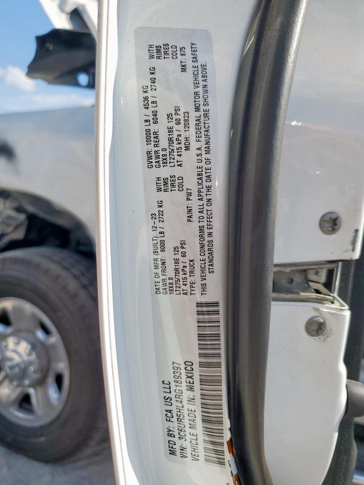 2024 Ram 2500 Tradesman VIN: 3C6UR5HL4RG189397 Lot: 81449045