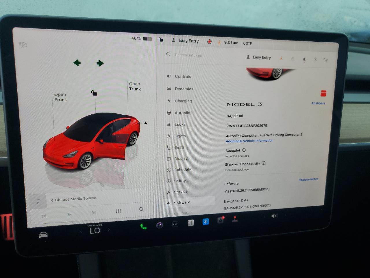 2022 Tesla Model 3 VIN: 5YJ3E1EA8NF202678 Lot: 84657315