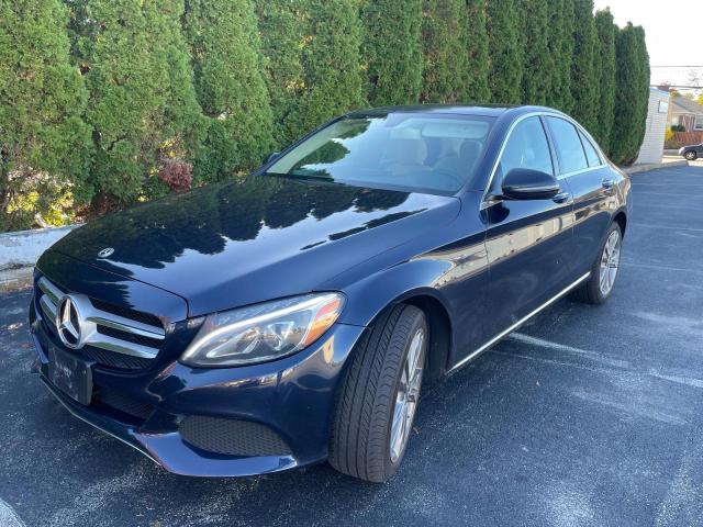  MERCEDES-BENZ C-CLASS 2018 Синий