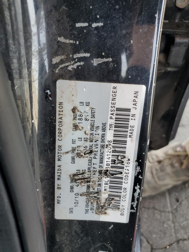 2011 Mazda 3 S VIN: JM1BL1K53B1412098 Lot: 90045315