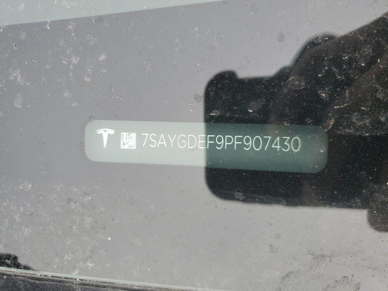 2023 Tesla Model Y VIN: 7SAYGDEF9PF907430 Lot: 87430185