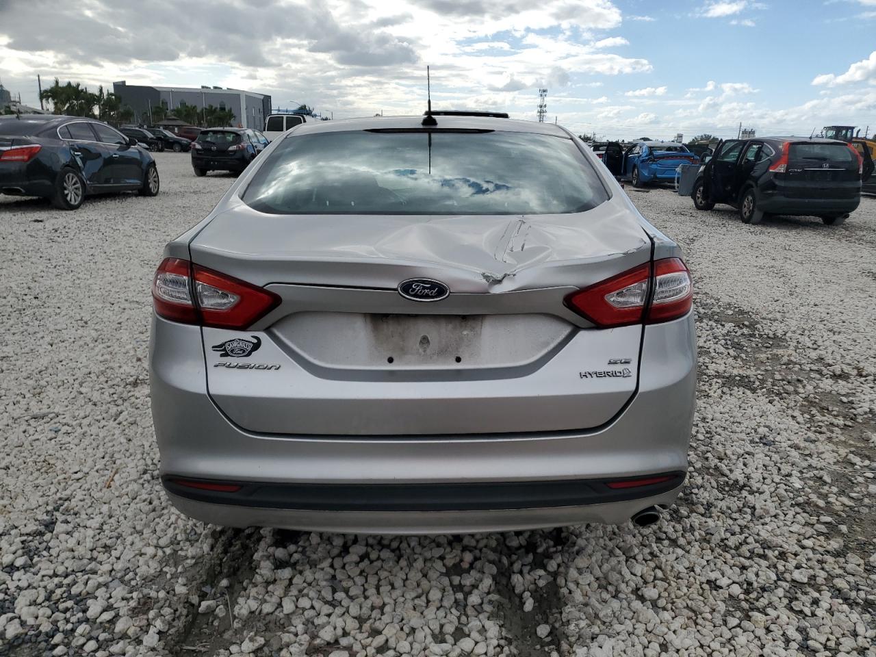 2014 Ford Fusion Se Hybrid VIN: 3FA6P0LU0ER296591 Lot: 90461105