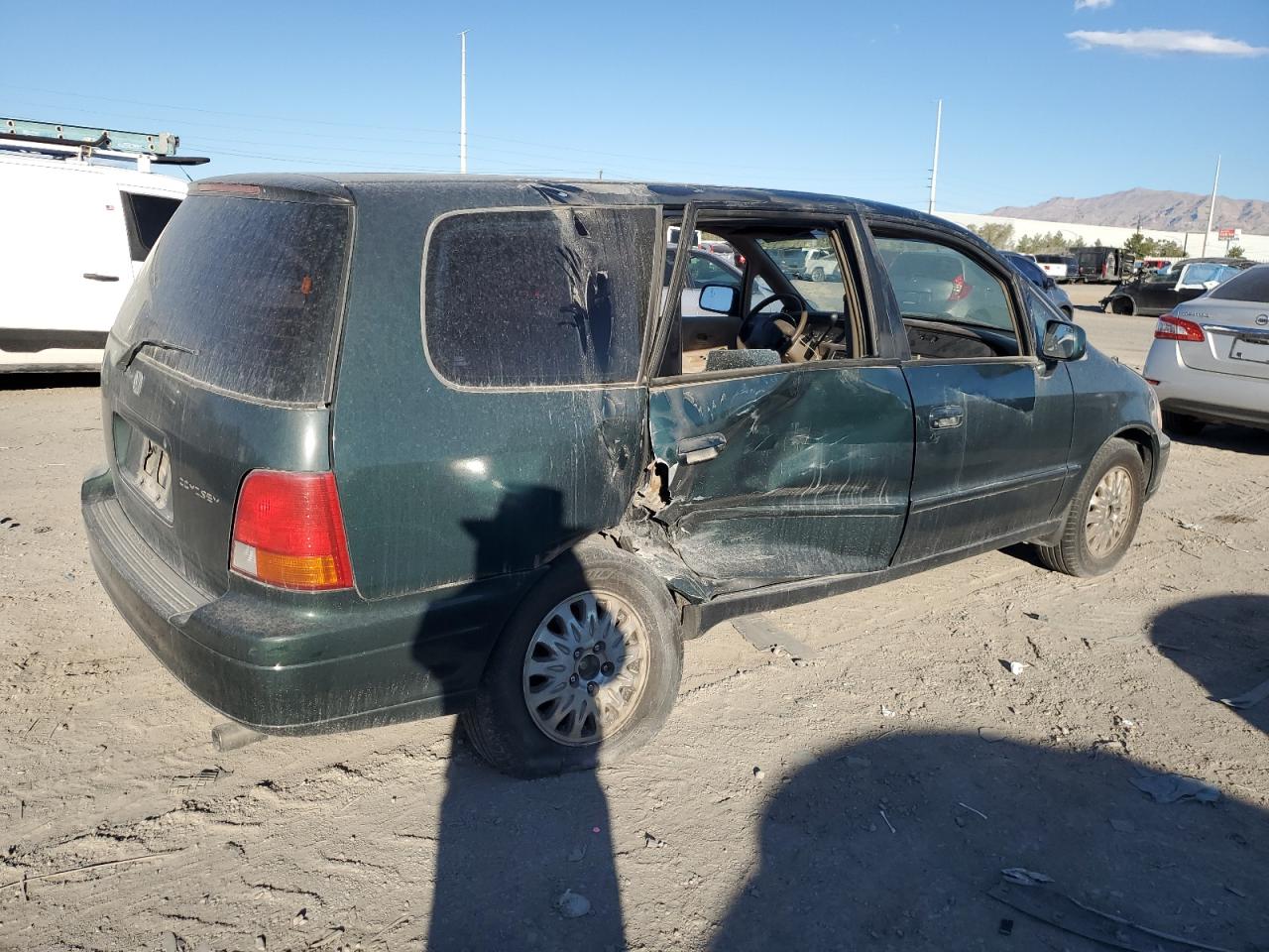 1997 Honda Odyssey Ex green van gas JHMRA1875VC007073 photo #4