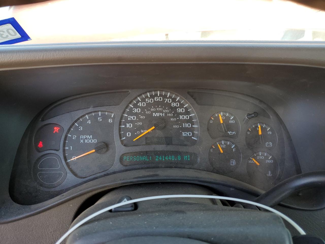 2003 Chevrolet Tahoe C1500 VIN: 1GNEC13Z13R163843 Lot: 82584525