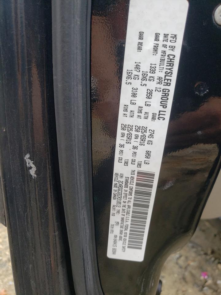 2012 Dodge Grand Caravan Sxt VIN: 2C4RDGCG5CR318512 Lot: 90587605