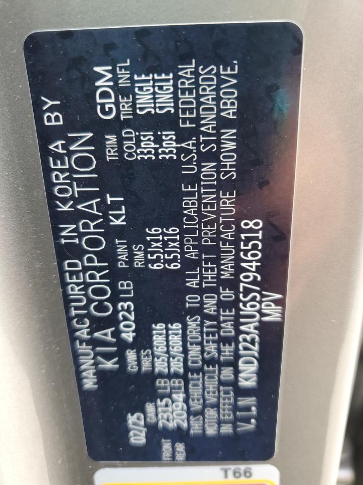 2025 Kia Soul Lx VIN: KNDJ23AU6S7946518 Lot: 85646095