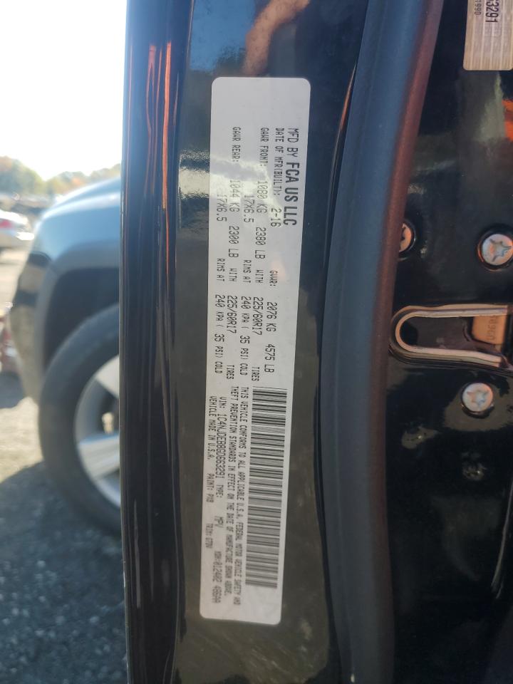 2016 Jeep Compass Latitude VIN: 1C4NJDEB8GD663291 Lot: 82463135