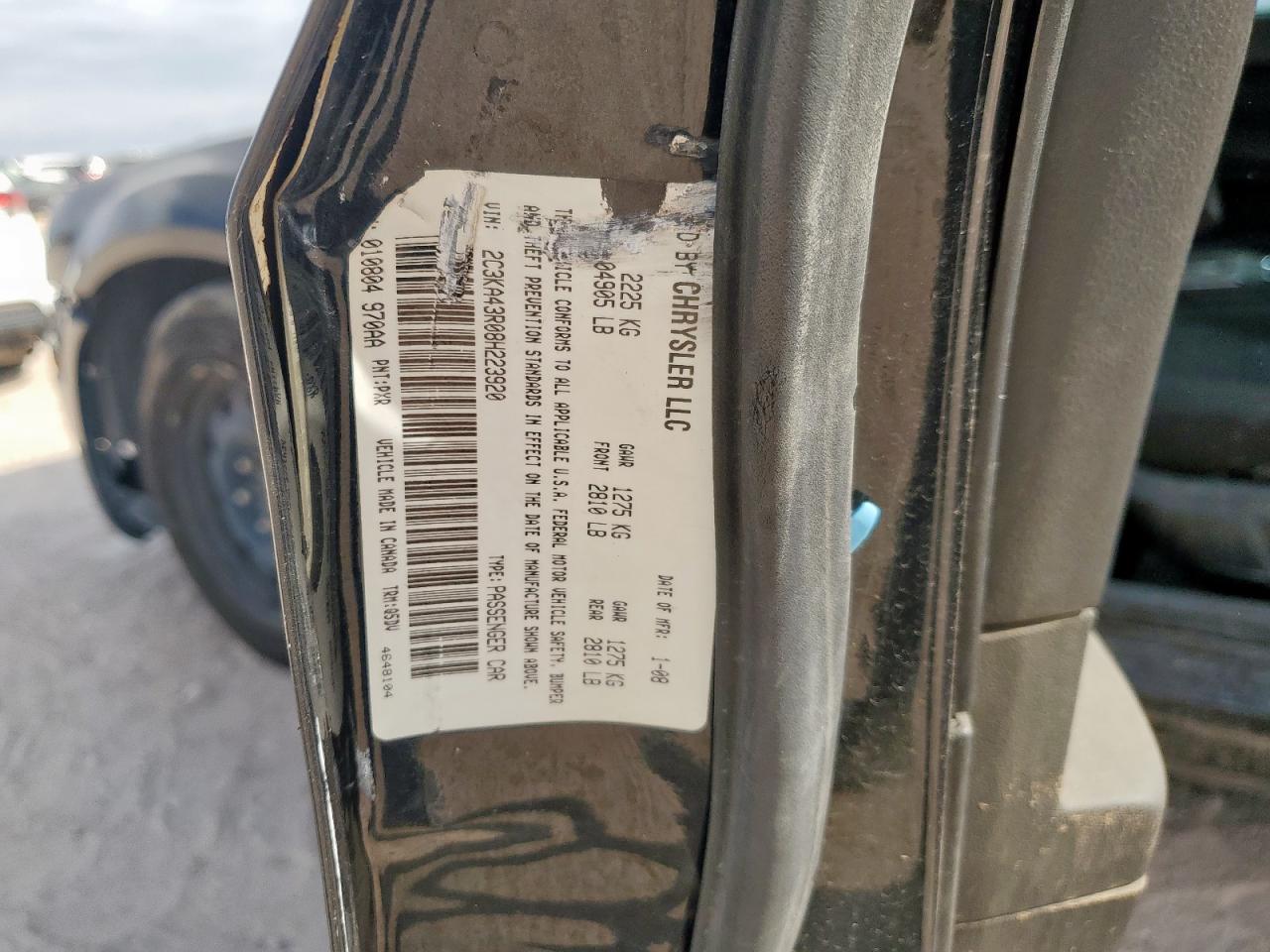 2008 Chrysler 300 Lx VIN: 2C3KA43R08H223920 Lot: 84998905