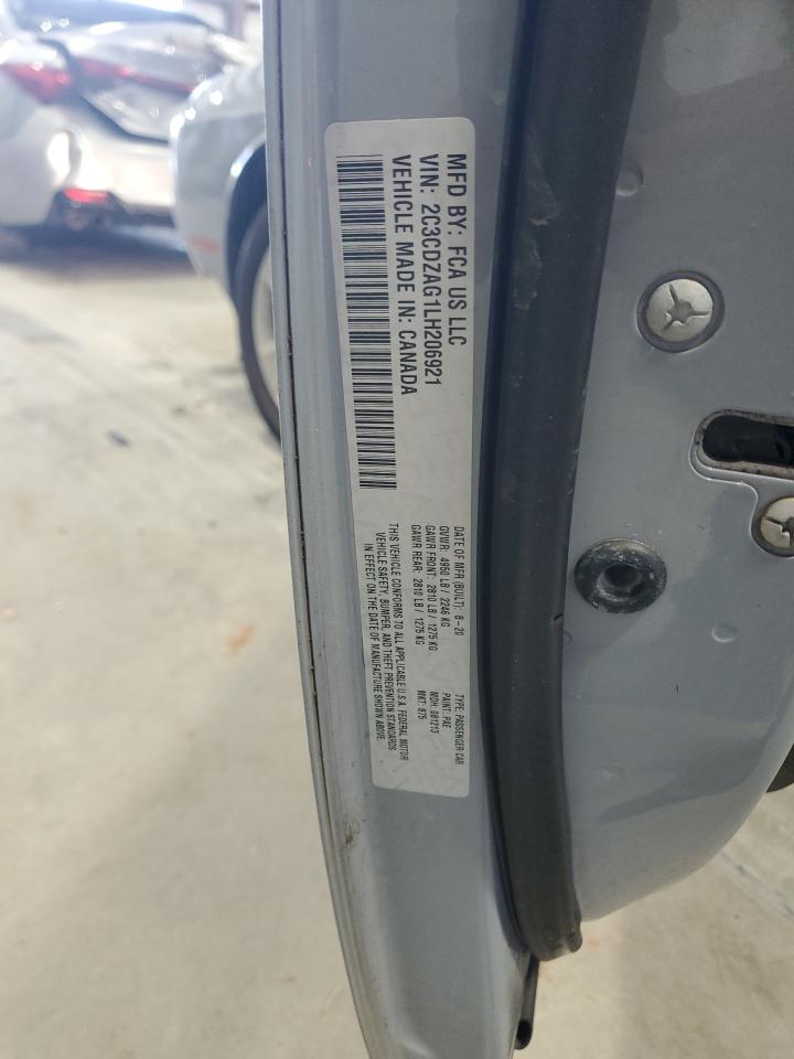 2020 Dodge Challenger Sxt VIN: 2C3CDZAG1LH206921 Lot: 90655845