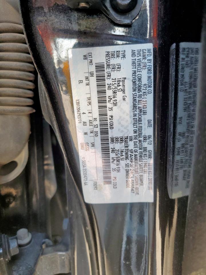 2012 Ford Focus Se VIN: 1FAHP3F24CL466547 Lot: 85686975