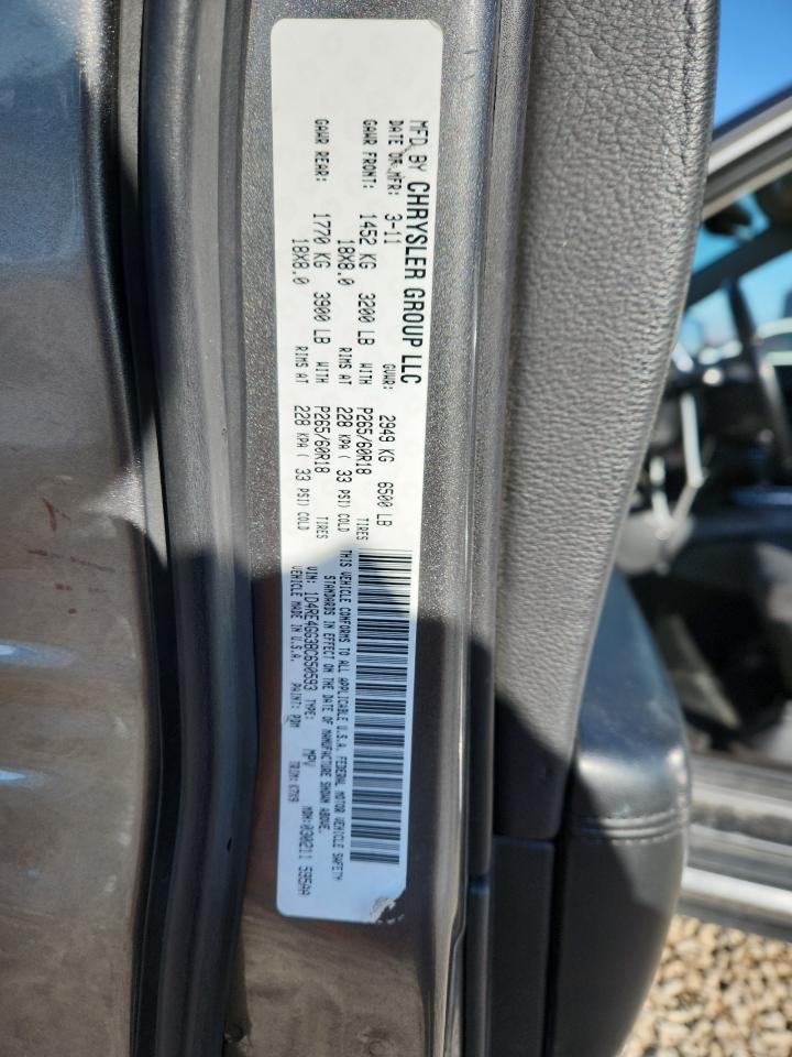 2011 Dodge Durango Crew VIN: 1D4RE4GG3BC650593 Lot: 90628055