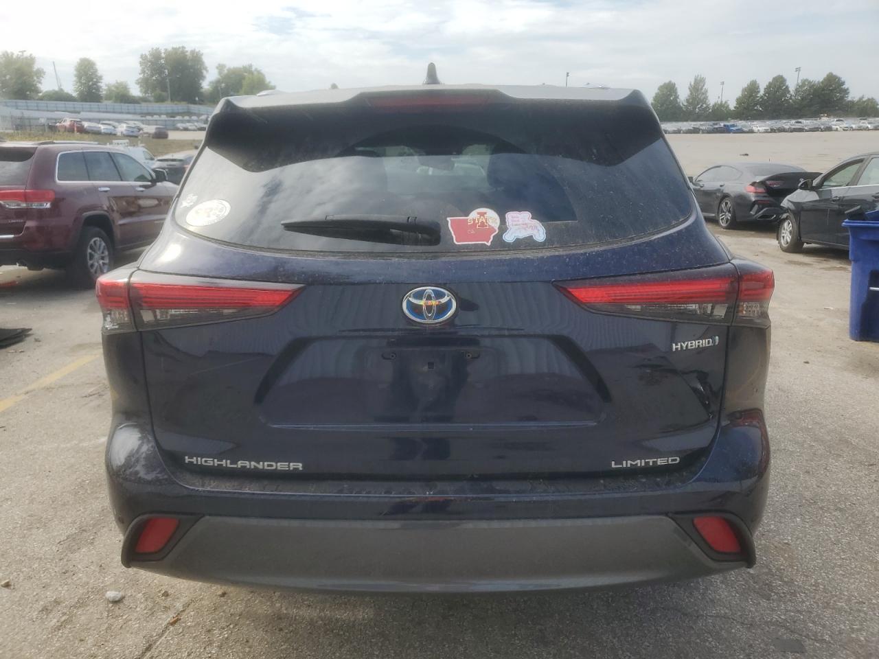 2021 Toyota Highlander Hybrid Limited VIN: 5TDXBRCH6MS016592 Lot: 85597125