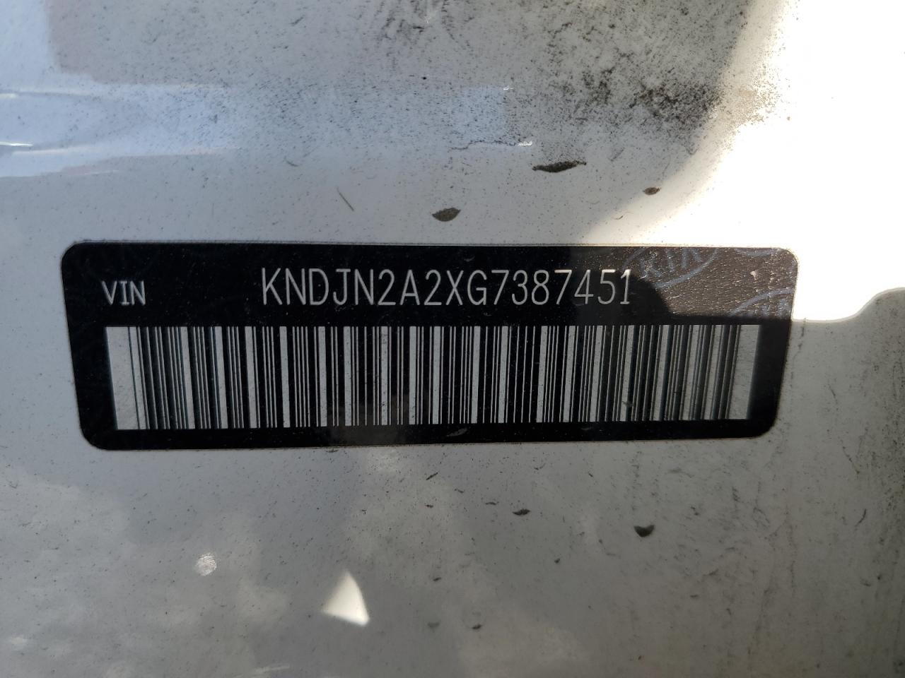 2016 Kia Soul VIN: KNDJN2A2XG7387451 Lot: 82349135