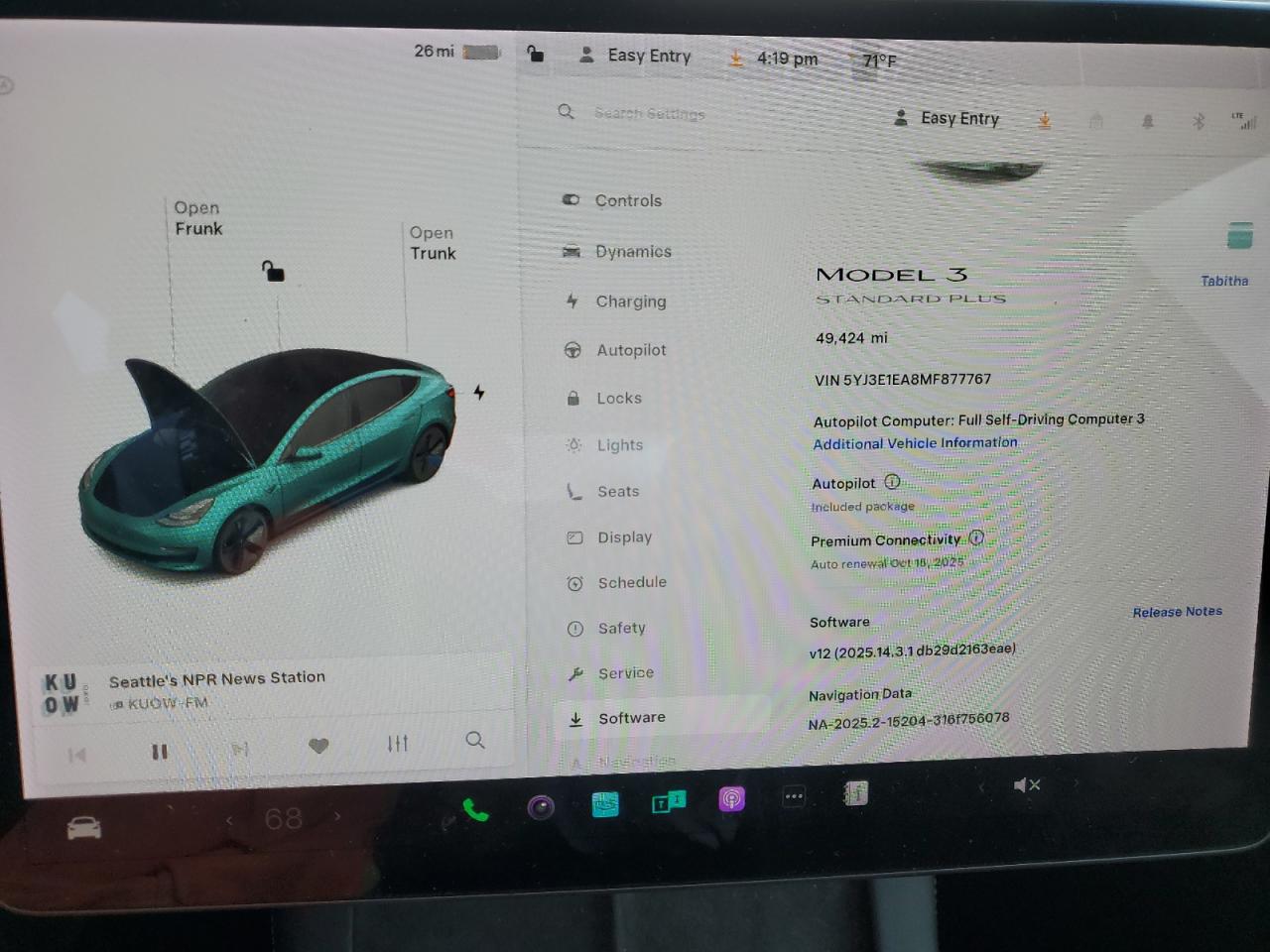 2021 Tesla Model 3 VIN: 5YJ3E1EA8MF877767 Lot: 86181725