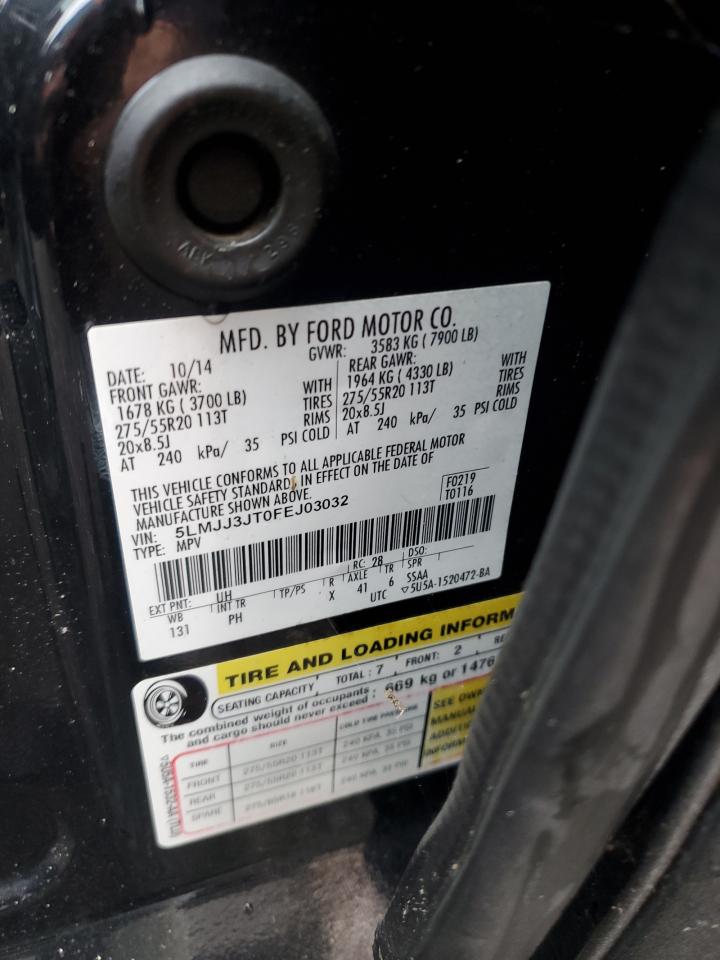 2015 Lincoln Navigator L VIN: 5LMJJ3JT0FEJ03032 Lot: 86593595