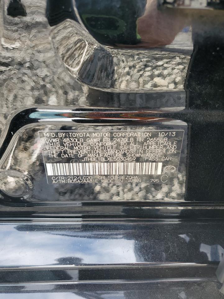 2014 Lexus Gs 350 VIN: JTHBE1BLXE5030459 Lot: 87043935