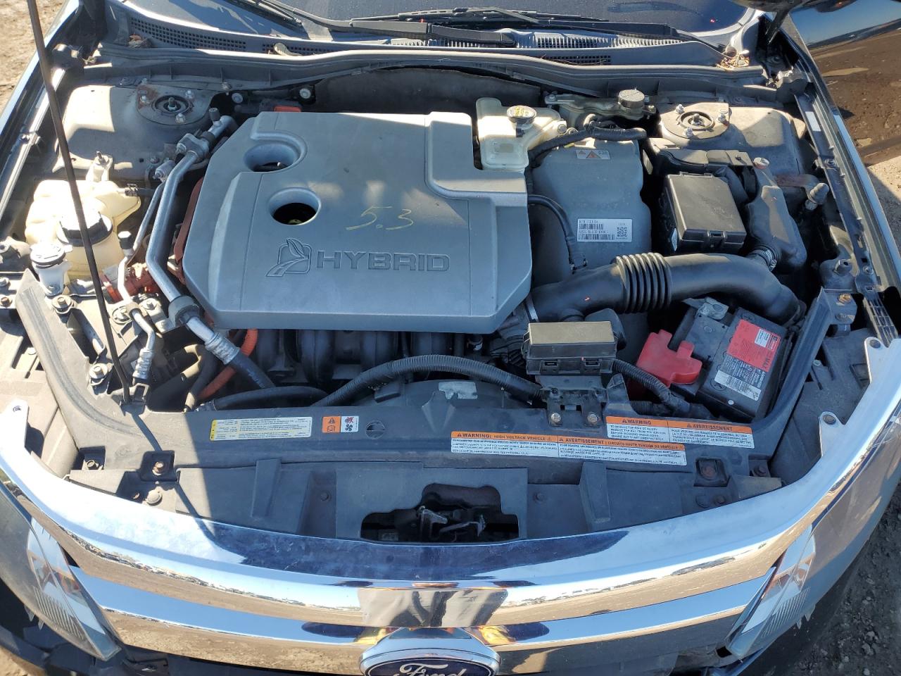 2010 Ford Fusion Hybrid VIN: 3FADP0L34AR272402 Lot: 86312755