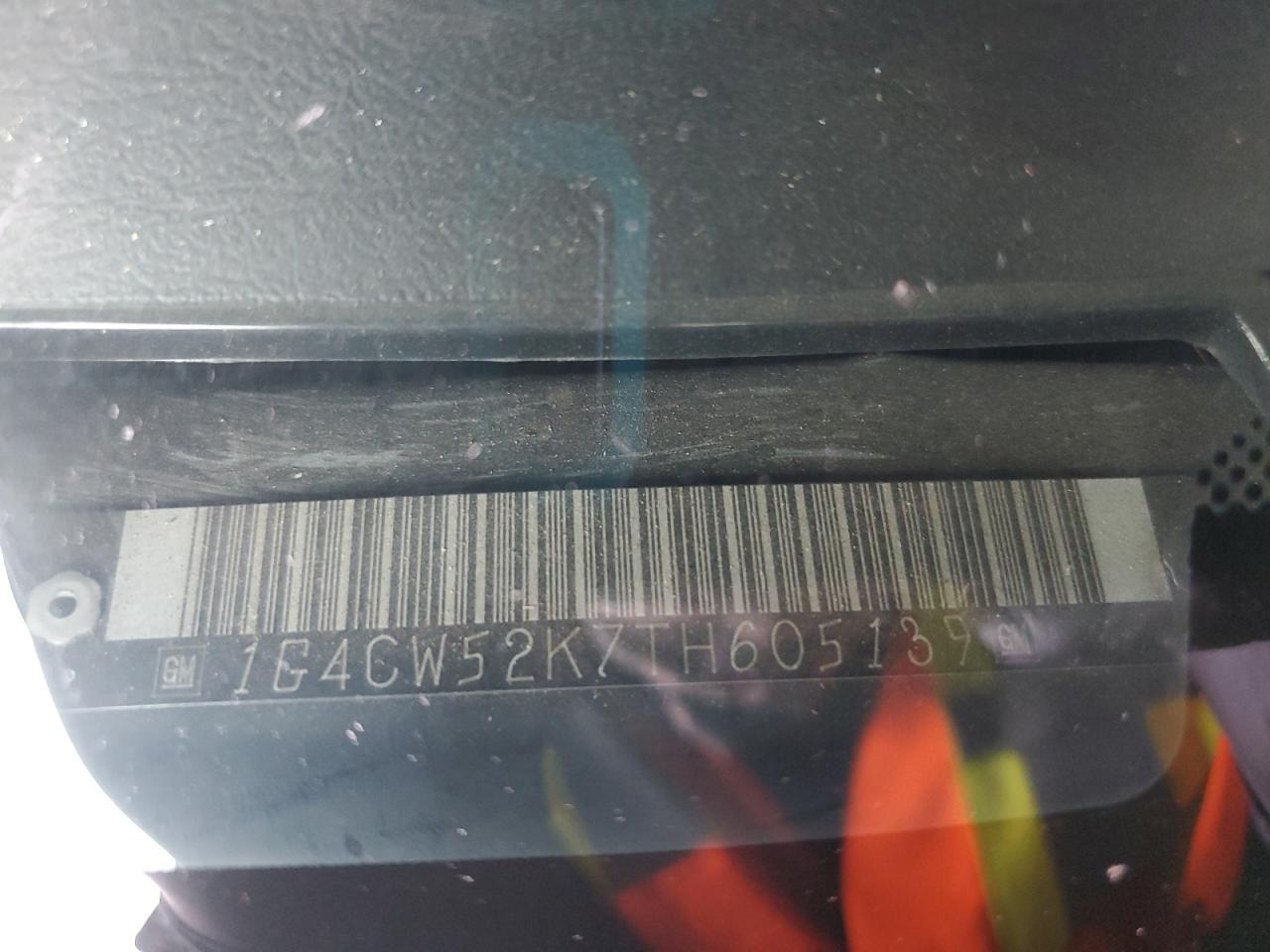 1996 Buick Park Avenue VIN: 1G4CW52K7TH605139 Lot: 86184955