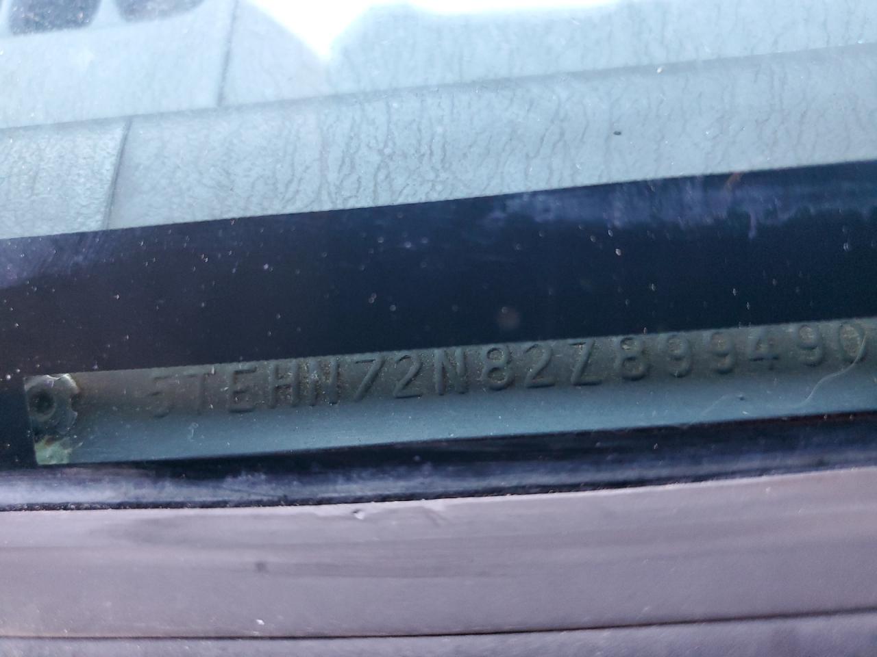 2002 Toyota Tacoma Double Cab VIN: 5TEHN72N82Z899490 Lot: 89710205