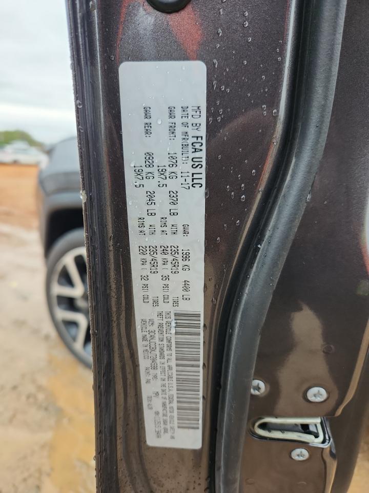 2018 Jeep Compass Limited VIN: 3C4NJCCBXJT204598 Lot: 90268575