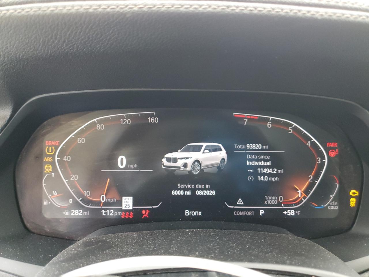 2019 BMW X7 xDrive40I VIN: 5UXCW2C51KL086174 Lot: 82658905