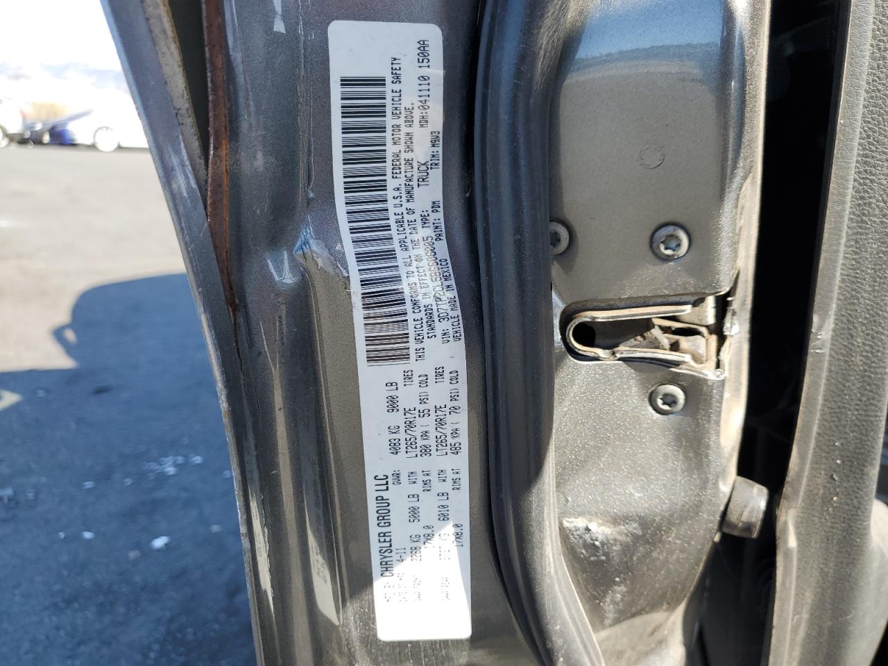 2011 Dodge Ram 2500 VIN: 3D7TP2CL5BG606005 Lot: 85281435