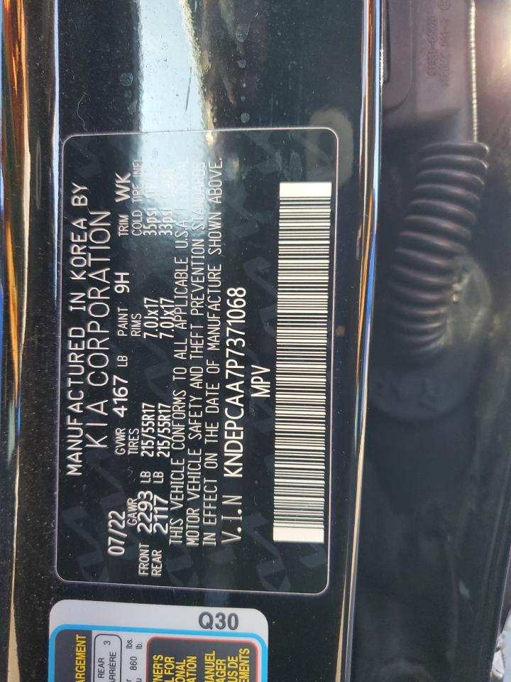 2023 Kia Seltos Lx VIN: KNDEPCAA7P7371068 Lot: 87031805