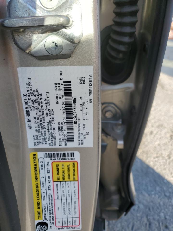 2017 Lincoln Mkz Premiere VIN: 3LN6L5A94HR660061 Lot: 84914445