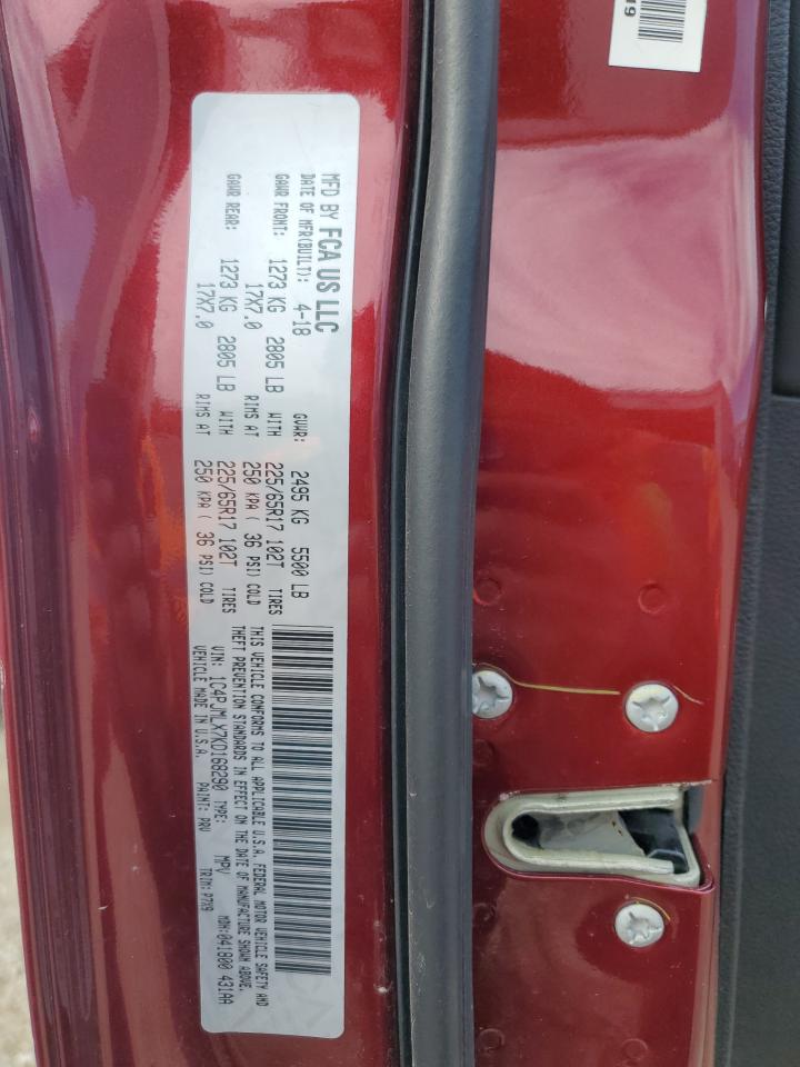 2019 Jeep Cherokee Latitude Plus VIN: 1C4PJMLX7KD168290 Lot: 90615565