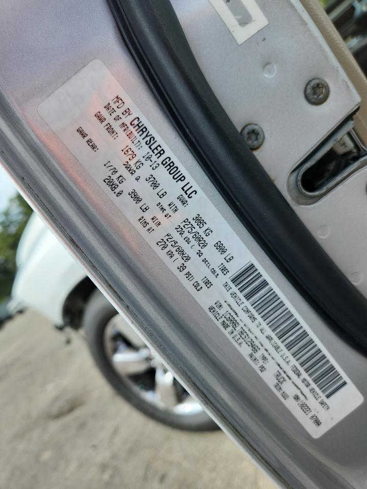 2014 Ram 1500 Slt VIN: 1C6RR6LT8ES129466 Lot: 85086325