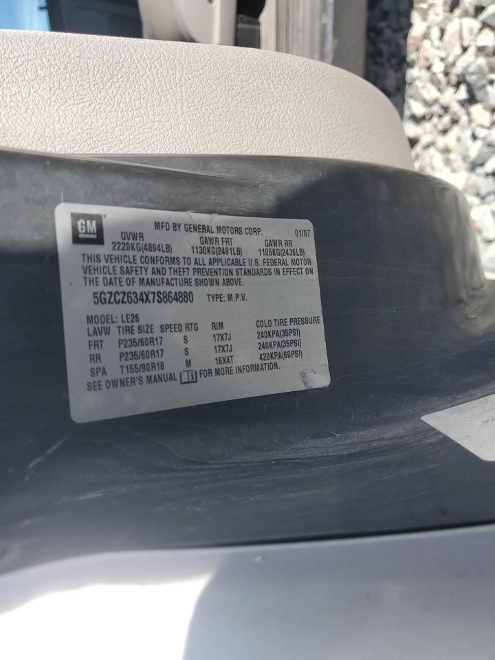 2007 Saturn Vue VIN: 5GZCZ634X7S864880 Lot: 82658845