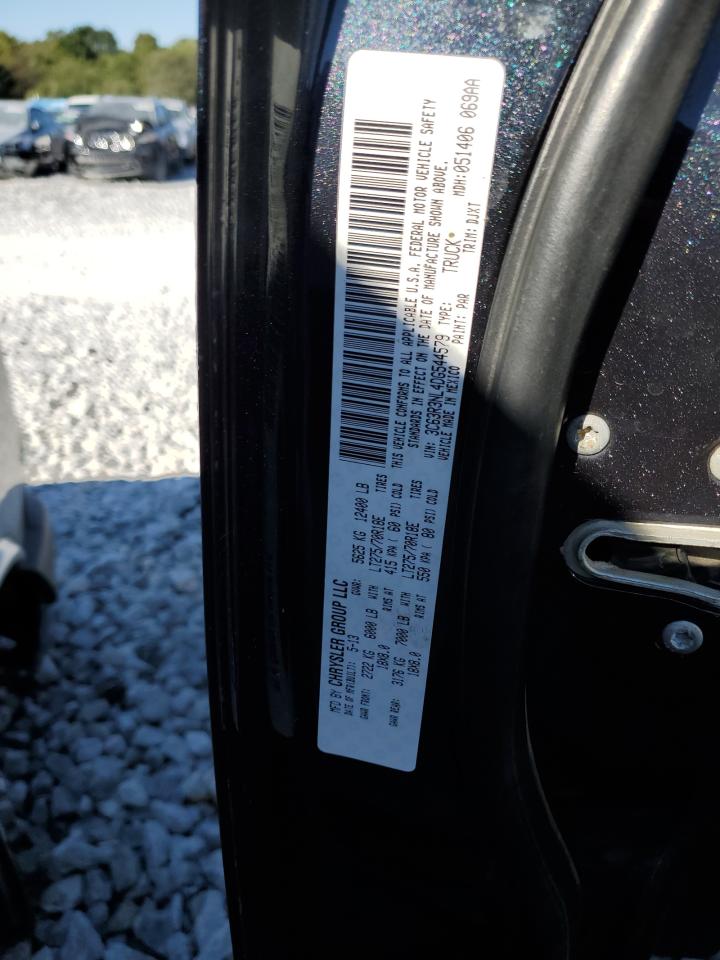 2013 Ram 3500 Longhorn VIN: 3C63R3NL4DG544579 Lot: 85143665