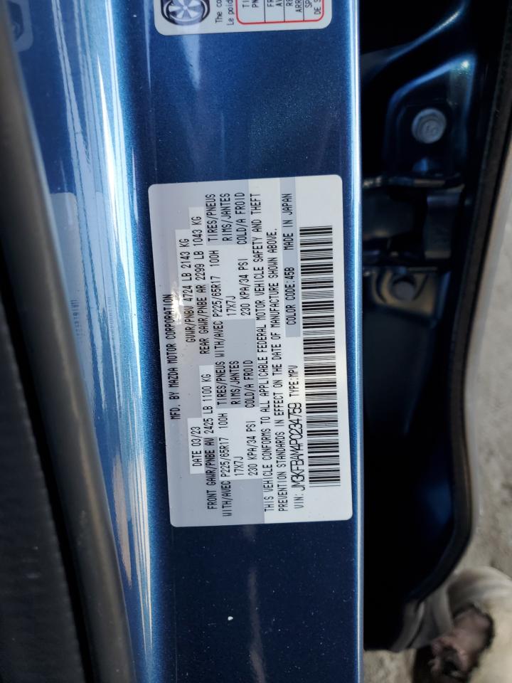 2023 Mazda Cx-5 VIN: JM3KFBAM4P0234759 Lot: 82323595