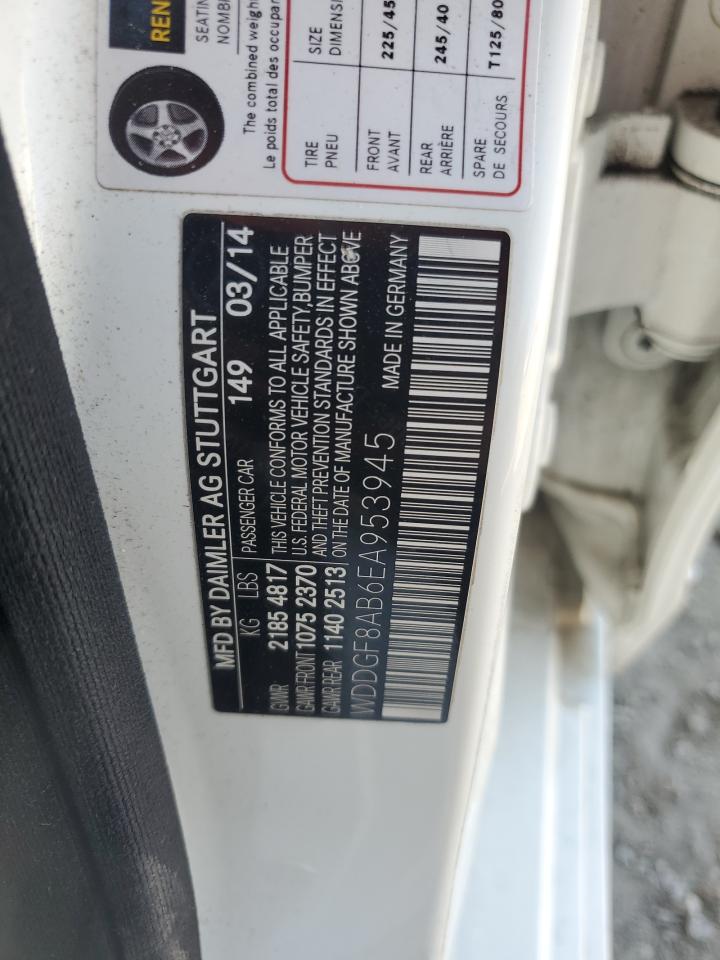 2014 Mercedes-Benz C 300 4Matic VIN: WDDGF8AB6EA953945 Lot: 85751755