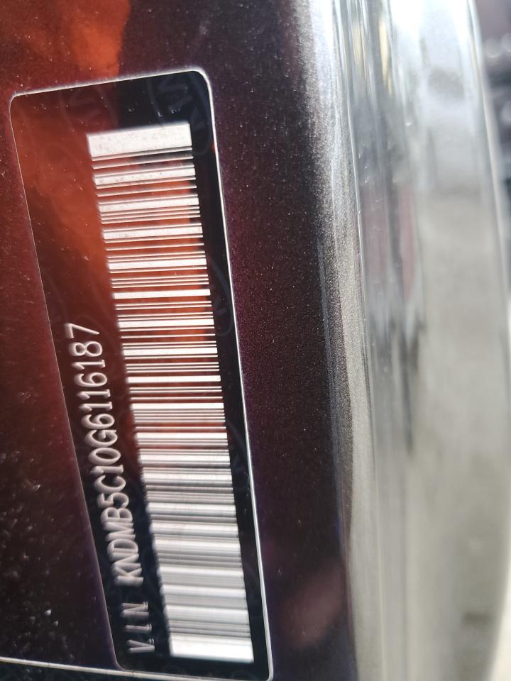 2016 Kia Sedona Lx VIN: KNDMB5C10G6116187 Lot: 85914015