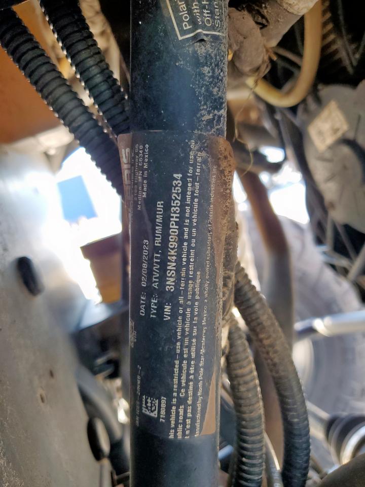 2023 Polaris Rzr Xp 4 1000 Premium VIN: 3NSN4K990PH352534 Lot: 82770445