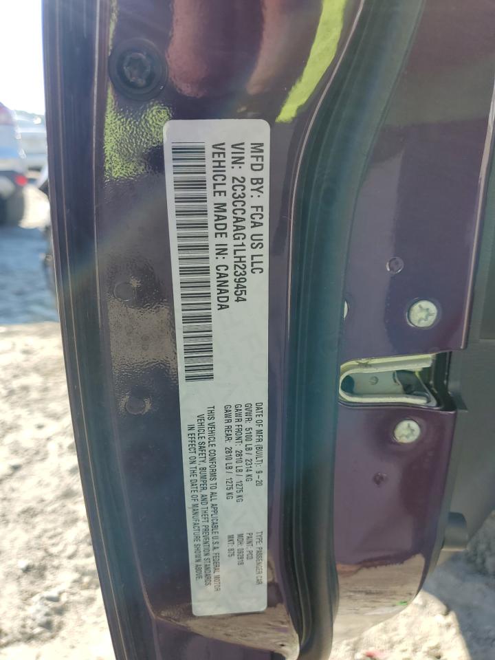 2020 Chrysler 300 Touring VIN: 2C3CCAAG1LH239454 Lot: 85320045