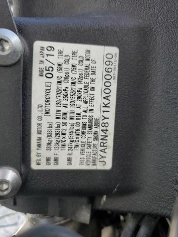 2019 YAMAHA MTN1000 C  