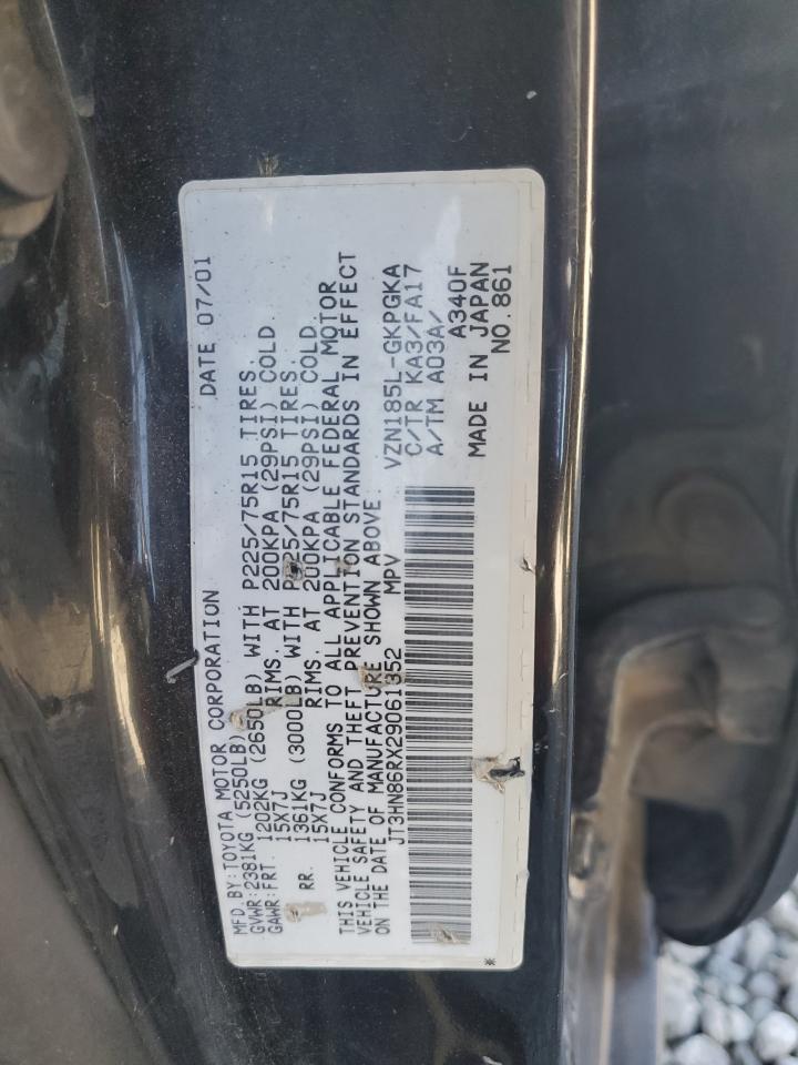 2002 Toyota 4Runner Sr5 VIN: JT3HN86RX29061352 Lot: 82193565