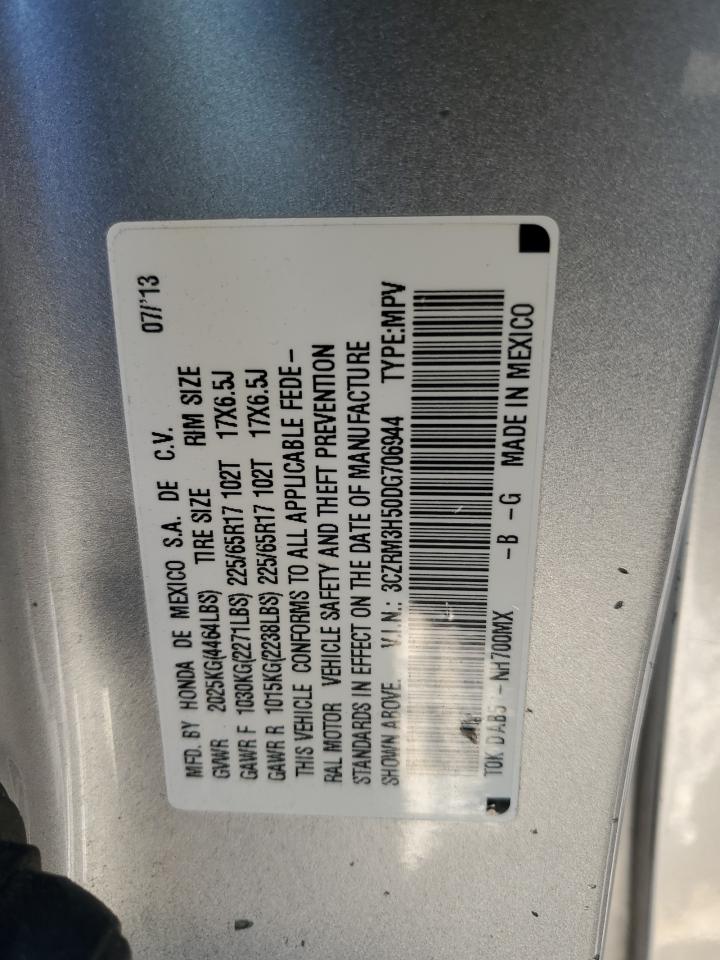 2013 Honda Cr-V Ex VIN: 3CZRM3H50DG706944 Lot: 82495125